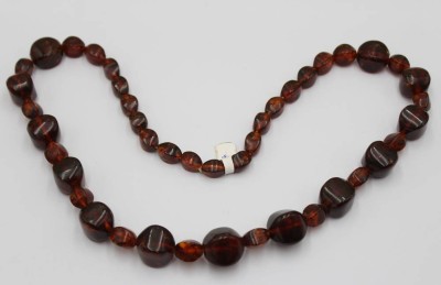 Auktion 371<br>Halskette, Bernstein, älter, ca. 65,8gr., endlos [1]