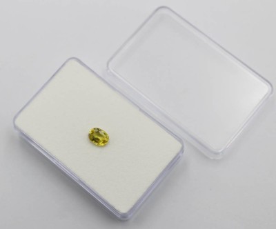 Auktion 371<br>gelber Saphir, 1,39 Karat, behandelt [1]