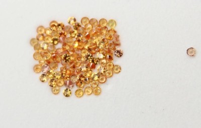Auktion 371<br>orangefarbene Saphire, ca. 3,1 Karat [1]