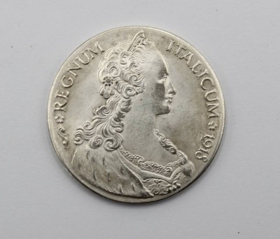 Auktion 371<br>1 Tallero König Victor Emanuel III, 1918, Silber, ca. 27gr., D-4cm [1]