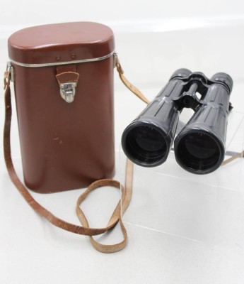 Auktion 371<br>Fernglas, Hensoldt Wetzlar,  Nacht-Dialyt 8x56 B, in Köcher, Optik klar [1]