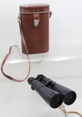 Auktion 371<br>Fernglas, Hensoldt Wetzlar,  Nacht-Dialyt 8x56, in Köcher, Optik klar [1]