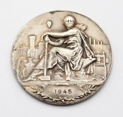 Auktion 371<br>Treue-Medaille, 1945, Handelskammer von Évreux, Frankreich [1]