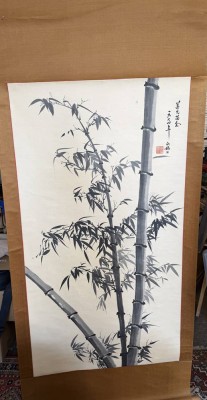 Auktion 371<br>HÄNGERROLLE JAPANISCHE MALEREI  Kakejiku 