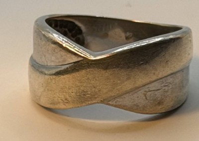 Auktion 372<br>Silberring ohne Stein-925-, RG 52, 3,81 gr [1]