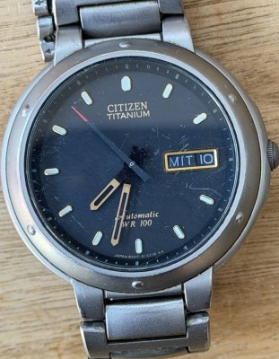 Auktion 372<br>Citizen Titanium HAU, automatik, Werk läuft [1]