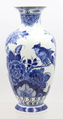 Auktion 372<br>hohe Vase, Original Delfts Blauw, ca. H-30,5cm [1]