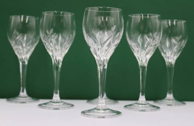 Auktion 372<br>6x Likörgläser, Nachtmann Fleurie, ca. H-12,5cm [1]
