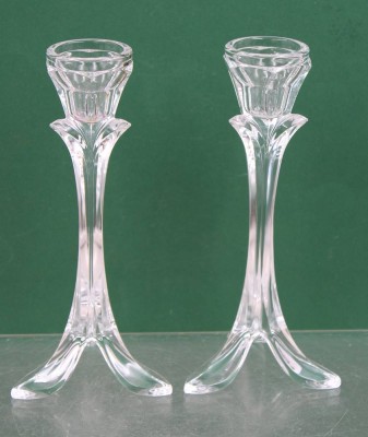 Auktion 372<br>Paar Leuchter, wohl Frankreich, ca. H-22cm [1]