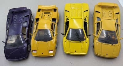 Auktion 372<br>4x Automodelle 1:18 von Burago, alles Lamborghini [1]
