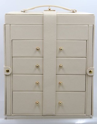 Auktion 372<br>Schmuckkoffer von Aleksander Sternen, Gebrauchsspuren, ca. H-31,5cm B-26cm  T-19cm [1]
