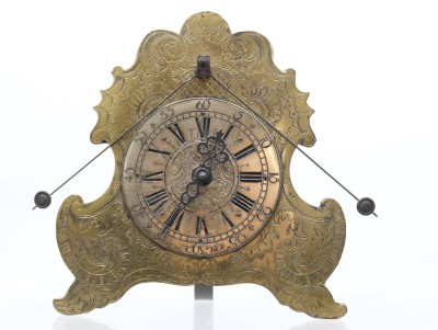 Auktion 372<br>Tischuhr, Zappler, Batteriewerk, neuzeitl., ca. H-17cm B-16cm [1]