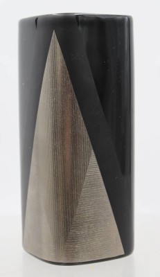 Auktion 372<br>Vase, Rosenthal studio-linie, Serie Platinnebel, Entw. Helmut Drexler, ca. H-15cm [1]