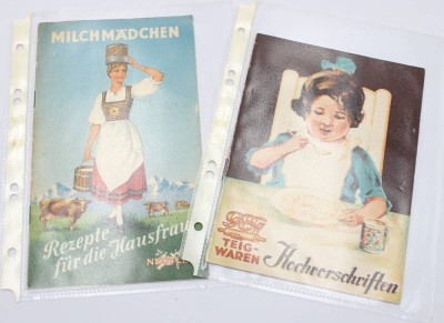 Auktion 372<br>2x div. Rezepthefte um 1930, Nestlé und GEG [1]