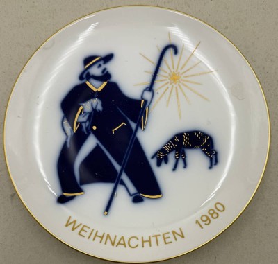 Auktion 372<br>Weihnachtsteller 1980 
