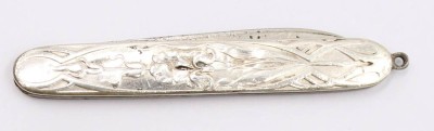 Auktion 372<br>kl. Taschenmesser, 800er Silbergehäuse, Jugendstil, ca. L- eingeklappt L-7cm [1]