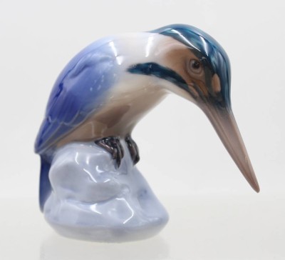 Auktion 372<br>Eisvogel, Entw. Niels Nielsen,  Bing & Gröndahl, Modellnr. 1885, ca. H-10,5cm [1]