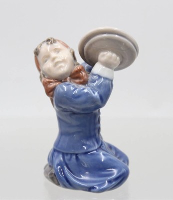 Auktion 372<br>Royal Copenhagen-Figur,  Mädchen mit Tschinellen, Modellnr. 3677, H-9,5cm [1]
