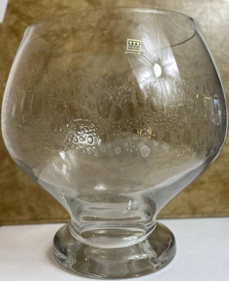 Auktion 372<br>übergroße Kunstglas-Schale  