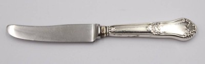 Auktion 372<br>kl. Messer, 830er-Griff, L-12,5cm [1]