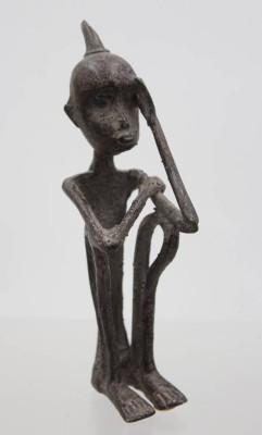 Auktion 372<br>wohl Leti-Bronze-Skulptur, ca. H-16,5cm [1]