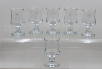 Auktion 372<br>6x Weissweingläser, Holmegaard, ca. H-12cm [1]
