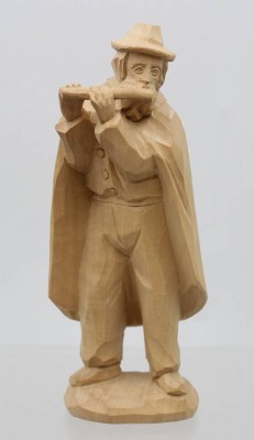 Auktion 372<br>Holzfigur, Hirte mit Flöte, ca. H-16,2cm [1]