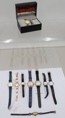 Auktion 372<br>9x div. Armbanduhren, meist Damen, Funktionen nicht geprüft [1]