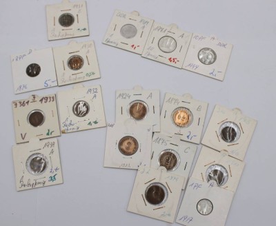 Auktion 372<br>Konvolut div. Pfennig-Münzen, 18 Stück, Deutsches Reich [1]