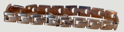 Auktion 372<br>Goldarmband-585- mit Sicherheitskette, ca. 19 cm, 17,68 gr. [1]