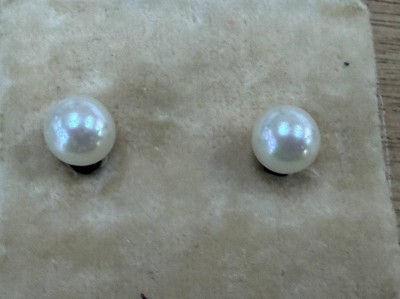 Auktion 372<br>Paar Perl Ohrstecker oder ähnliches mit Drehverschluss?? [1]