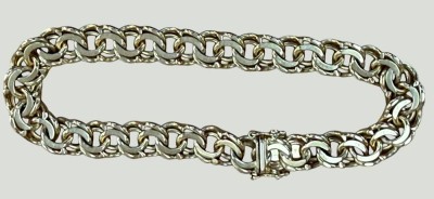 Auktion 372<br>massive Gold-585- Armband mit Kastenschloss, Doppel-Acht, L-18.5 cm, 25,57 gr [1]