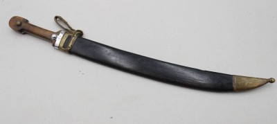 Auktion 372<br>russischer Kindschal, div. Punzierungen, um 1910, guter altersbedingter Zustand, ca. L-63cm [1]