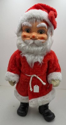 Auktion 372<br>vintage  grosser Nikolaus, wohl Celluloid, 50/60-er Jahre, H-56 cm [1]