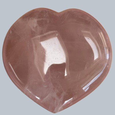 Auktion 372<br>gr. Rosenquartz Herz, wohl Handschmeichler, H-11 cm, 638 gr. [1]