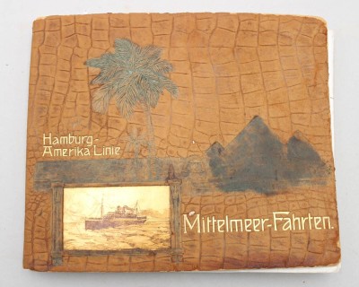 Auktion 372<br>Bildband der Hamburg-Amerika Linie, Mittelmeer-Fahrten aus der Zeit um 1900-1910, einige Seiten lose, aber wohl komplett [1]