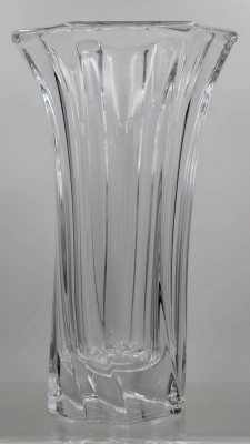 Auktion 372<br>schwere Glasvase, Art Vannes, gute Erhaltung, ca. H-31,5cm [1]