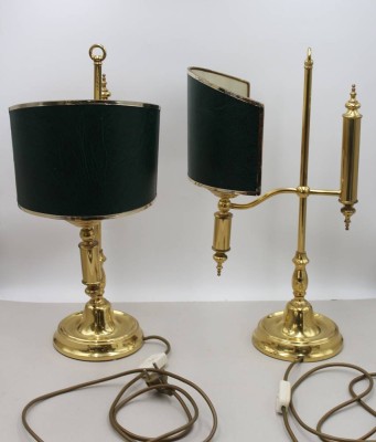 Auktion 372<br>Vintage-Bouillotte-Tischlampen, 60/70er Jahre, ca. H-54cm [1]