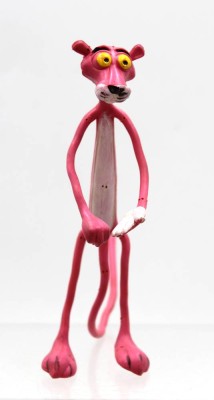 Auktion 372<br>Vintage Biegefigur, Pink Panther, ca. H-17,5cm [1]