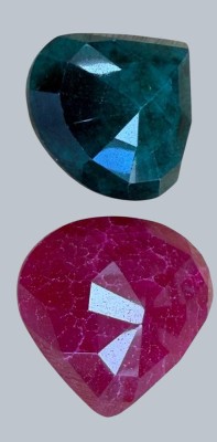 Auktion 372<br>2x gefärbte Achate, zus. 68 gr. [1]