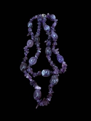 Auktion 372<br>Amethyst Kette, L-47 cm [1]