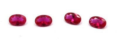 Auktion 372<br>4x kl. Rubine, ca. 1,95 Karat [1]