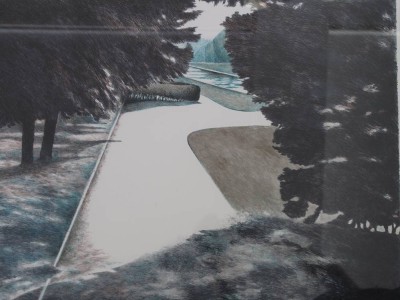 Auktion 372<br>gr. Radierung, C.Keller'96, gerahmt/Glas, RG 69 x 84cm [1]