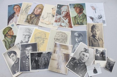 Auktion 372<br>Fotos aus der Zeit des 2. WK sowie Propaganda-Postkarten diese wohl auch aus der Zeit [1]