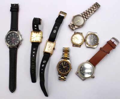 Auktion 372<br>8x div. Armbanduhren, Quarz/Mechanisch, Quarz nicht geprüft. Mechanisch defekt [1]