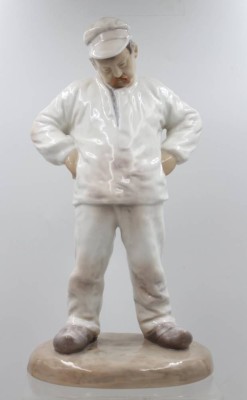 Auktion 373<br>Porzellan-Figur, Bäcker, Bing & Gröndahl, Copenhagen, Entw. Niels Nielsen 1912, Modellnr. 1786, H-28cm [1]