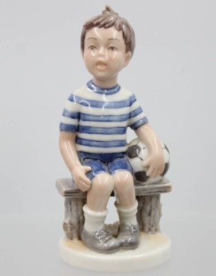 Auktion 373<br>Royal Copenhagen Porzellanfigur, Millennium-Serie 2000, 