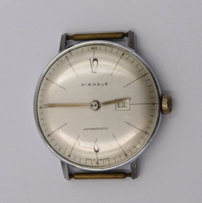 Auktion 373<br>Vintage Kienzle Armbanduhr,Handaufzug, Werk läuft, ohne Armband, ca. D-3,3cm [1]
