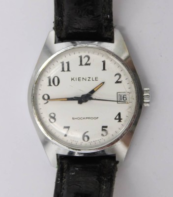 Auktion 373<br>Vintage-Armbanduhr, Kienzle, Handaufzug, Werk läuft, D-3cm, getragene Erhaltung [1]