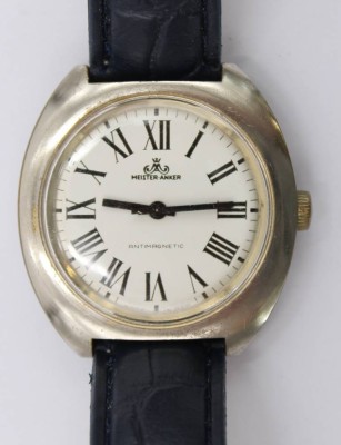 Auktion 373<br>Vintage-Armbanduhr, Meister-Anker, Handaufzug, Werk läuft, D-3,8cm, getragene Erhaltung [1]